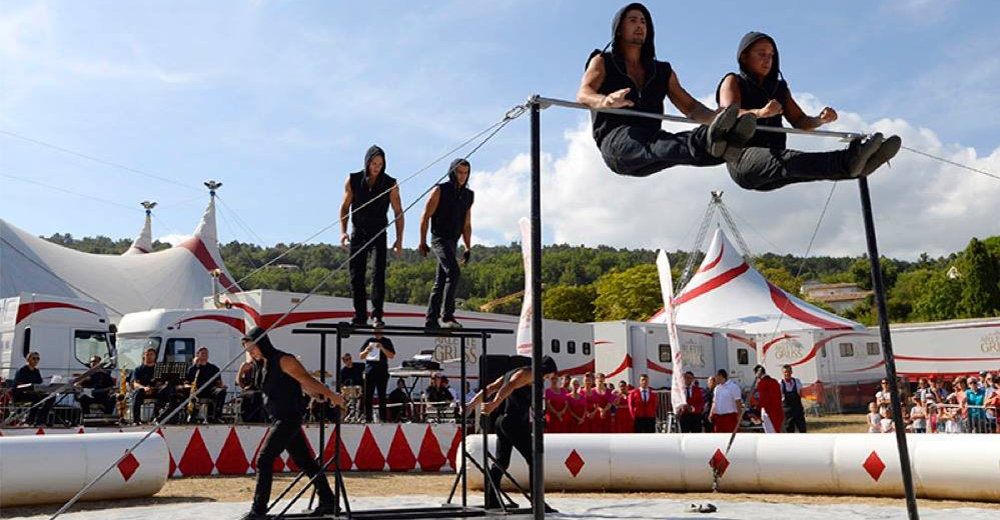 street workout a církuszban