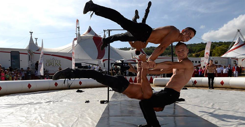 street workout a církuszban