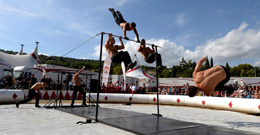 street workout a církuszban